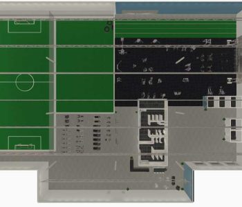 gym indoor sports field layout dallas